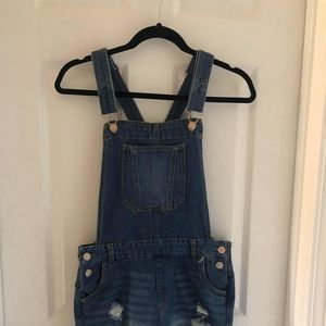 Overall shorts